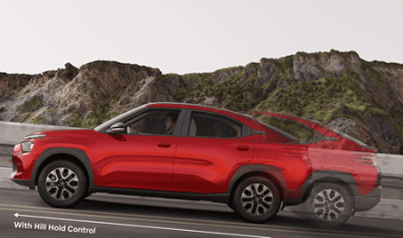 Hill-Assist Feature for Confident Starts on Slopes