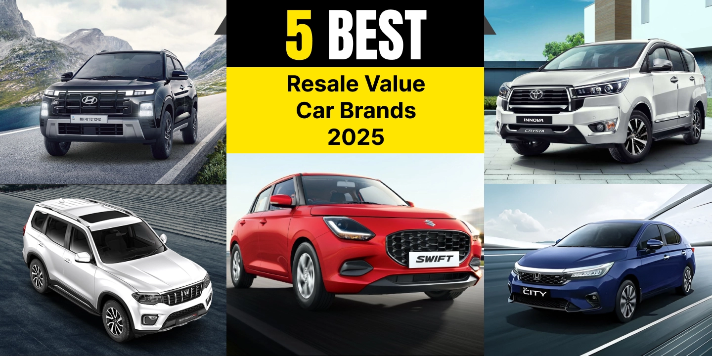 5 Car Brands in India with the Best Resale Value in 2025