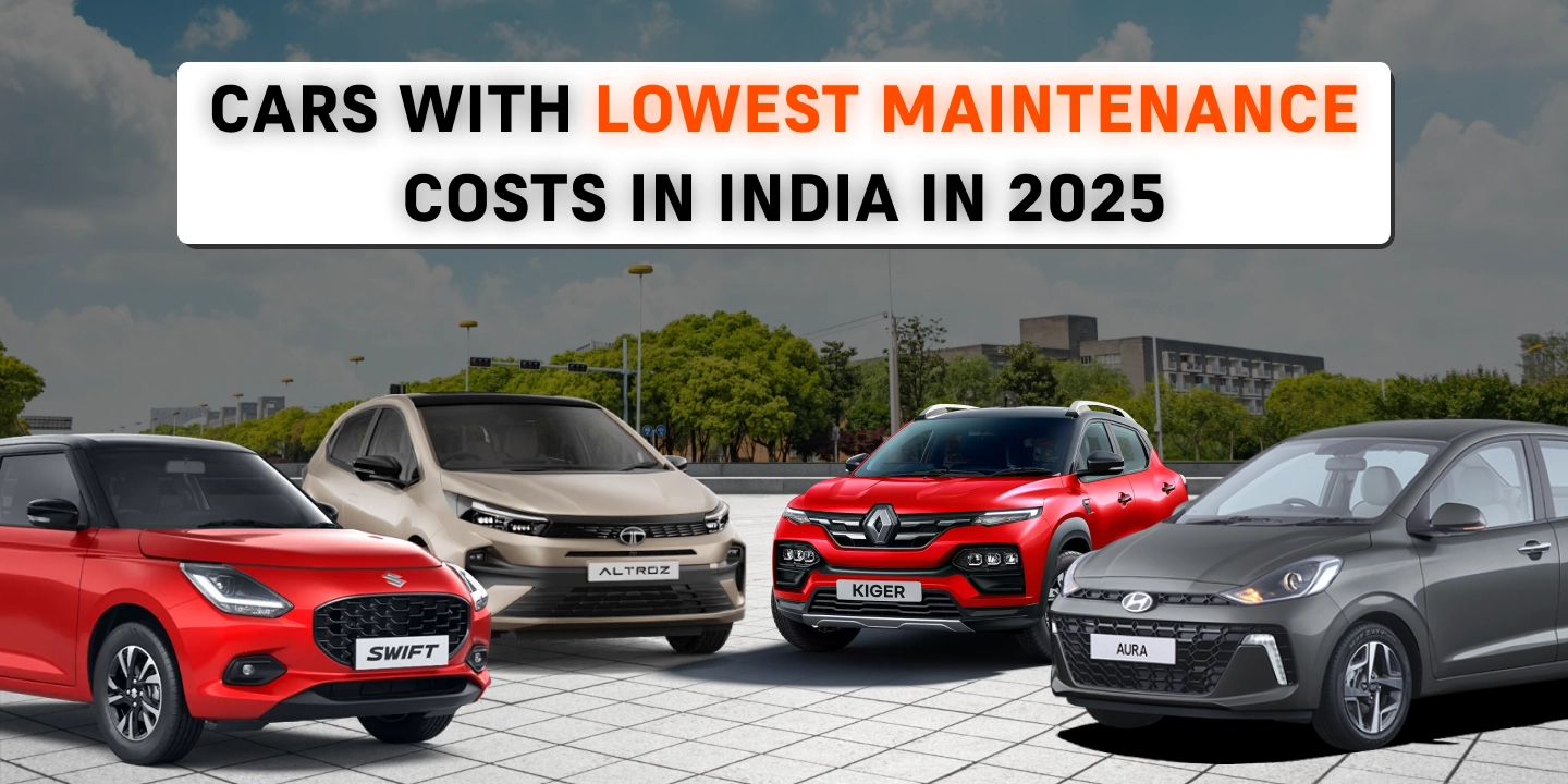 Cars with Lowest Maintenance Costs in India in 2025