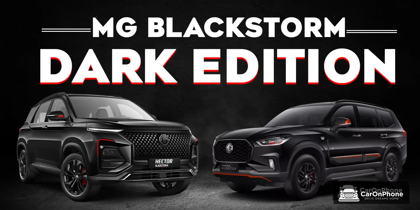 Dark edition cars by MG 
