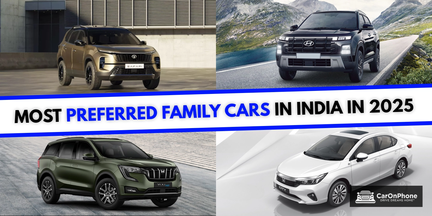 Most Preferred Family Cars in India in 2025