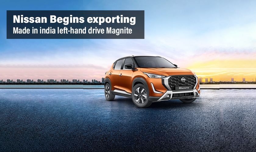 Nissan begins exporting Made in India left-hand drive Magnite