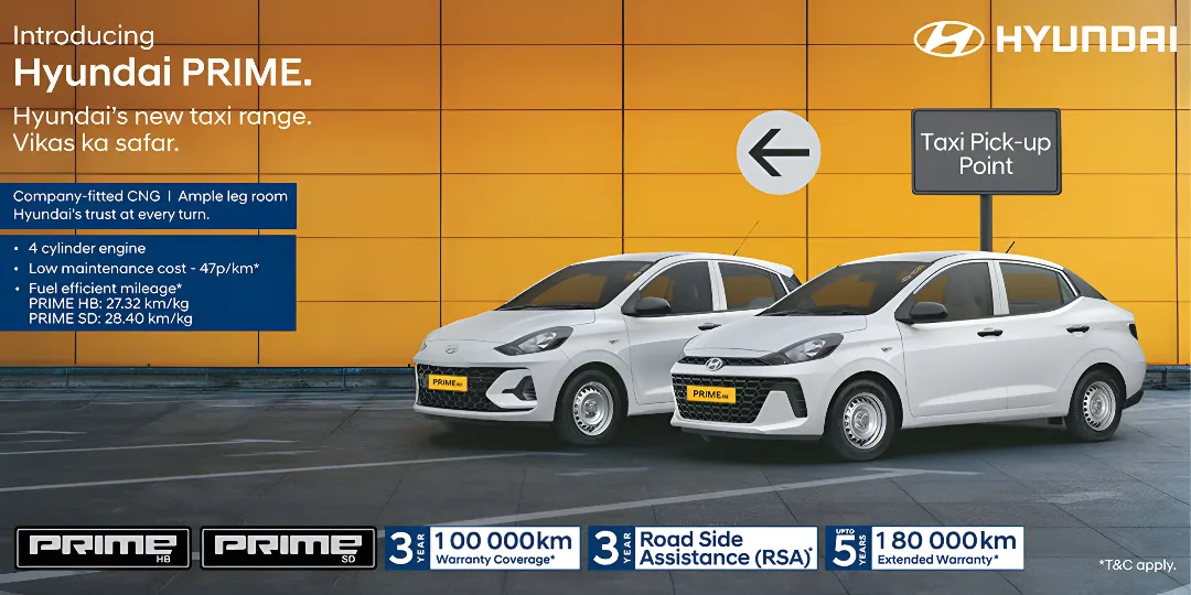 Mileage And Running Cost Benefits Of Hyundai Prime Taxi