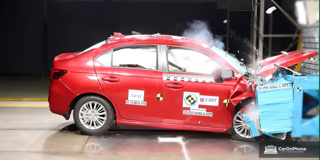 Honda Amaze Frontal Impact Performance 