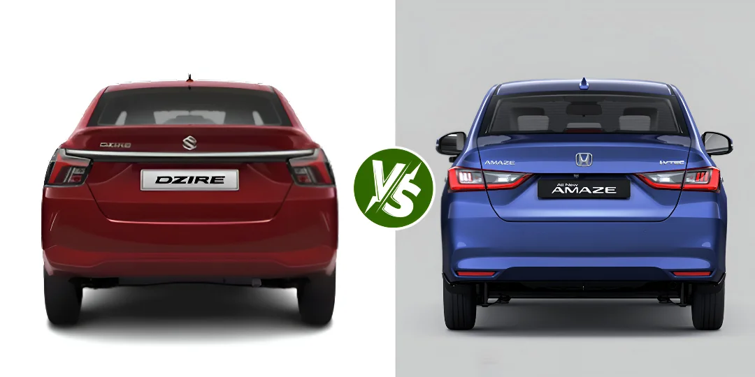 Maruti Dzire vs Honda Amaze – Comprehensive Performance, Safety & Style Comparison
