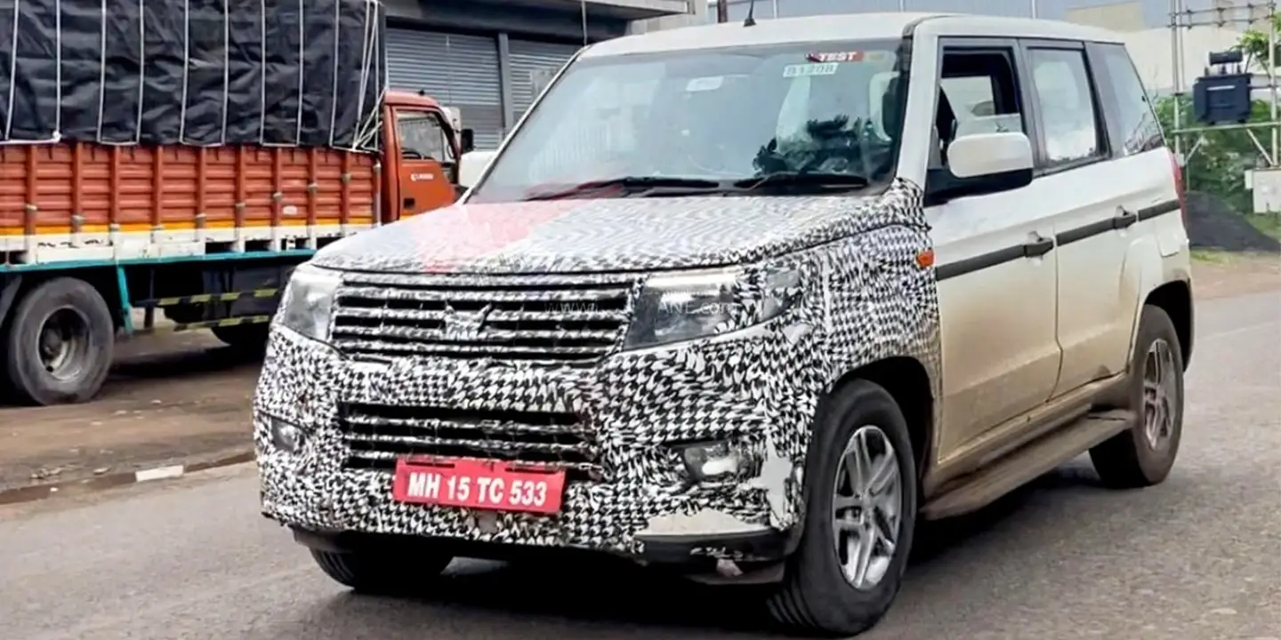 Bolero Neo Facelift Spied Front grill