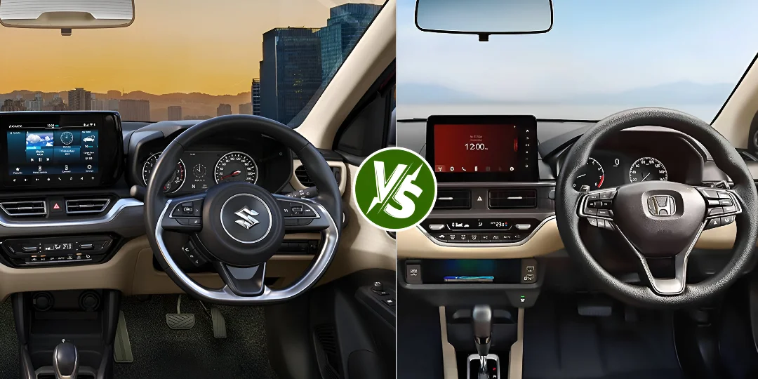 Maruti Dzire vs Honda Amaze – Comprehensive Performance, Safety & Style Comparison