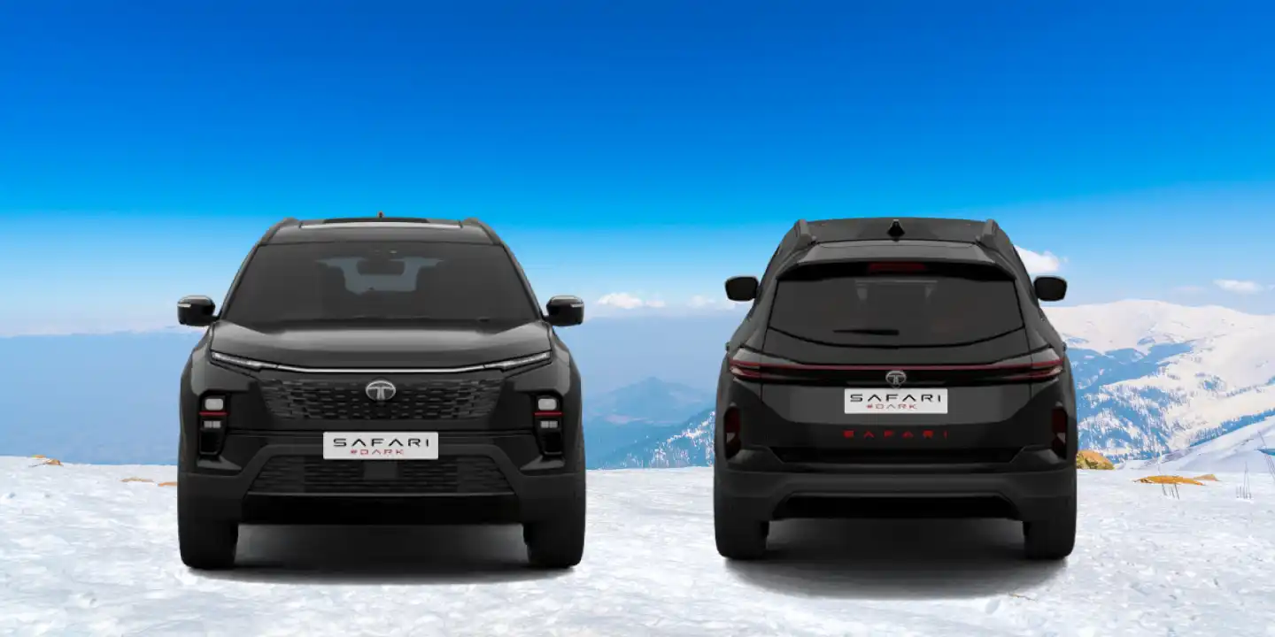 Tata Safari Red Dark Edition 