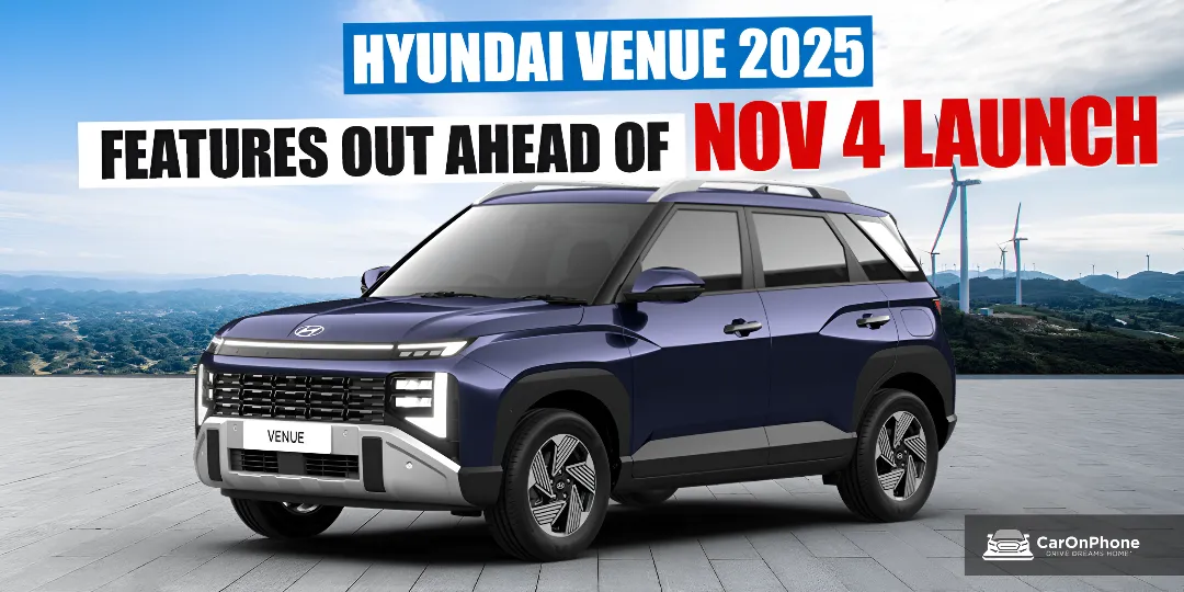 2025 Hyundai Venue Features List Revealed Ahead Of Launch On November 4 1 2025 Hyundai Venue Features Revealed Ahead Of Launch On November 4 cover