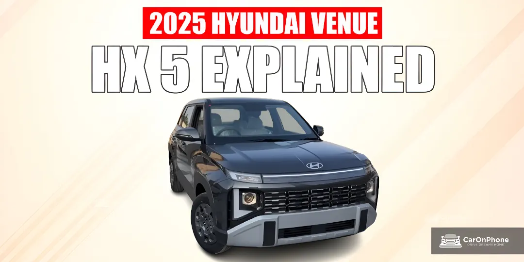 2025 Hyundai Venue HX 5 Mid-Spec Variant: Full Overview Cover
