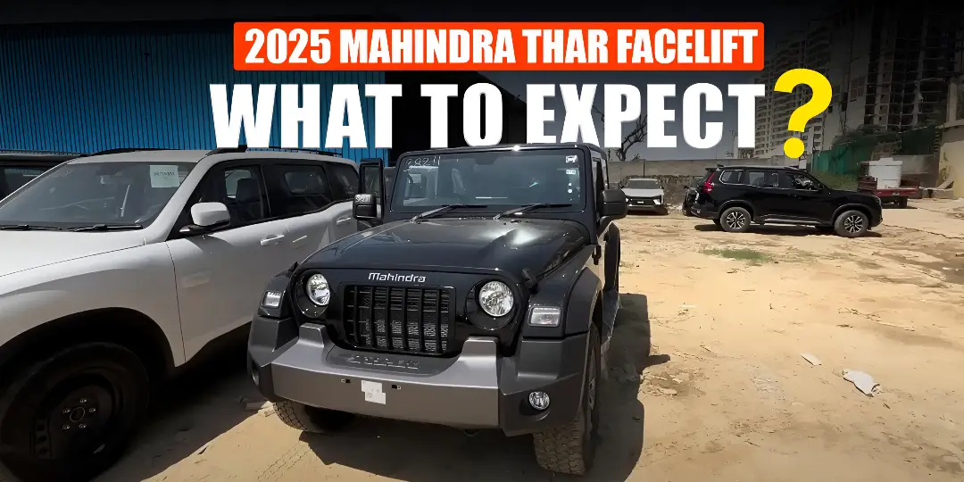 2025 Mahindra Thar Facelift – what to Expect cvoer