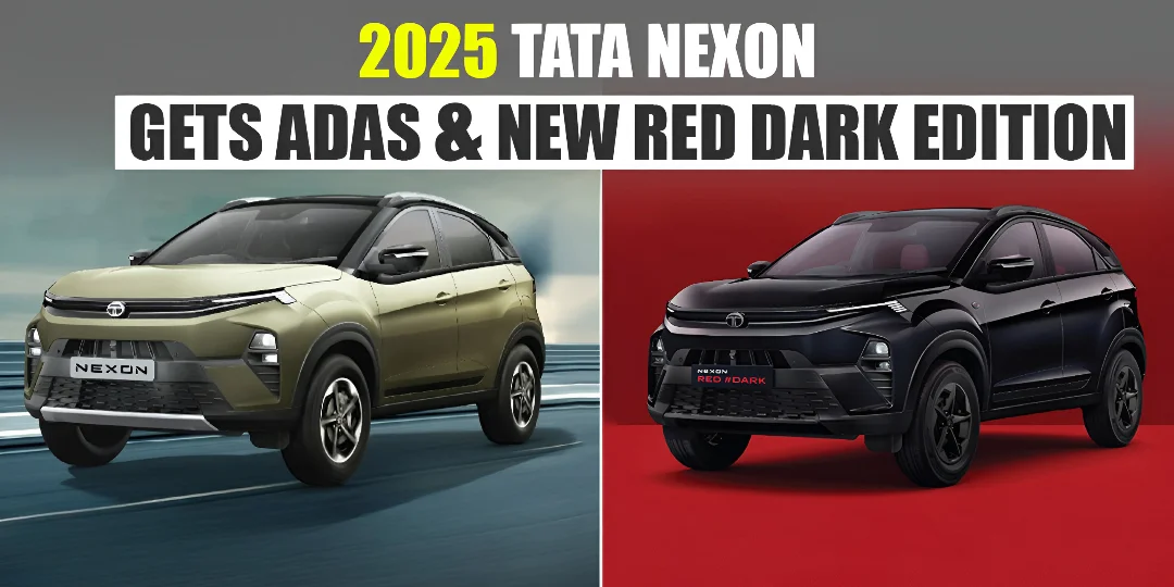2025 Tata Nexon Introduces ADAS and Red Dark Edition Starting at ₹12.44 Lakh cover