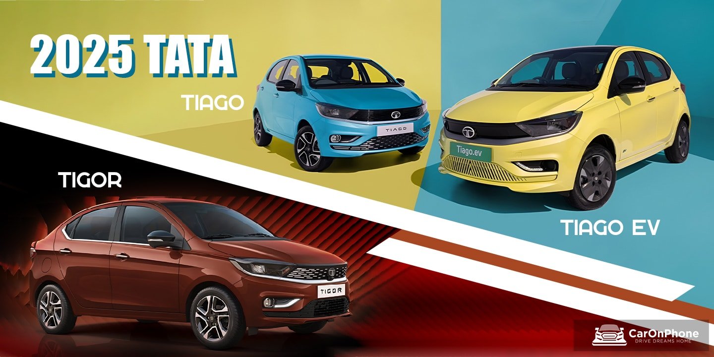 2025 Tata Tiago,Tiago EV and Tigor Launched in India