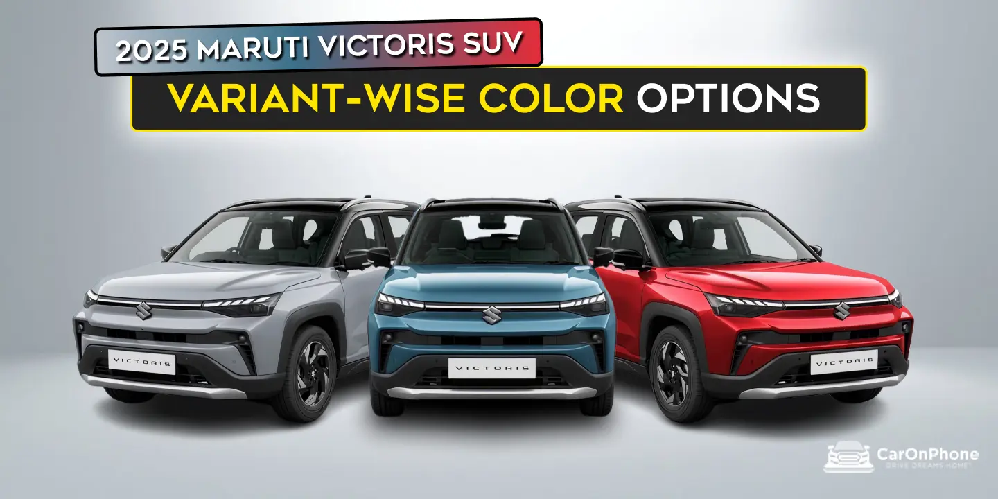 2025 Maruti Victoris SUV Variant-Wise Color Options