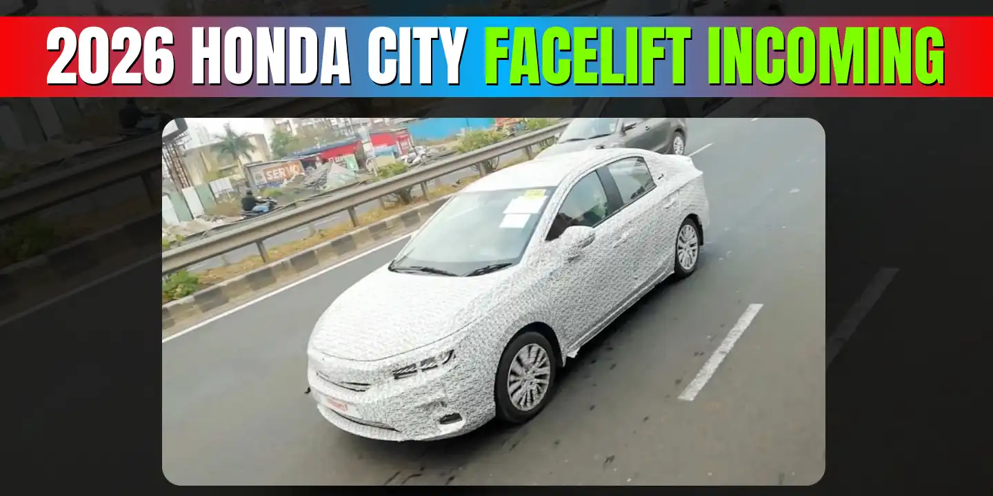 2026 Honda City Facelift Expected Next Year With Minor Changes