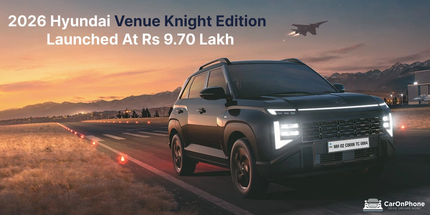 2026 Hyundai Venue Knight Edition Launched At Rs 9.70 Lakh_ Check What’s New