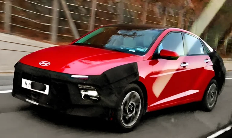News image for 2026 Hyundai Verna Facelift Seen in Red Shade, Launch Expected Next Year
