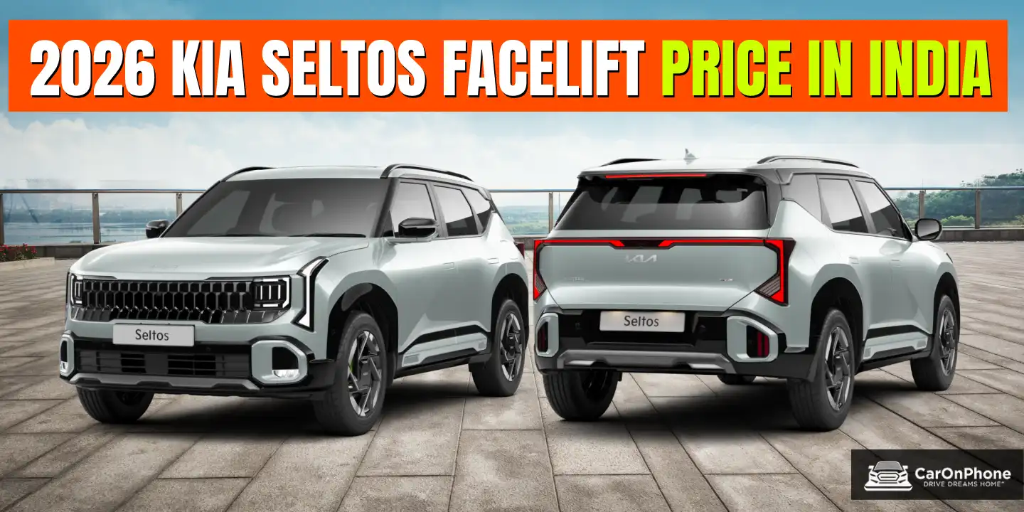 2026 Kia Seltos Facelift Price In India