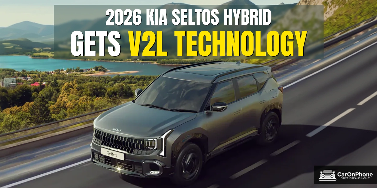 2026 Kia Seltos Hybrid to Get Vehicle-to-Load (V2L) Feature