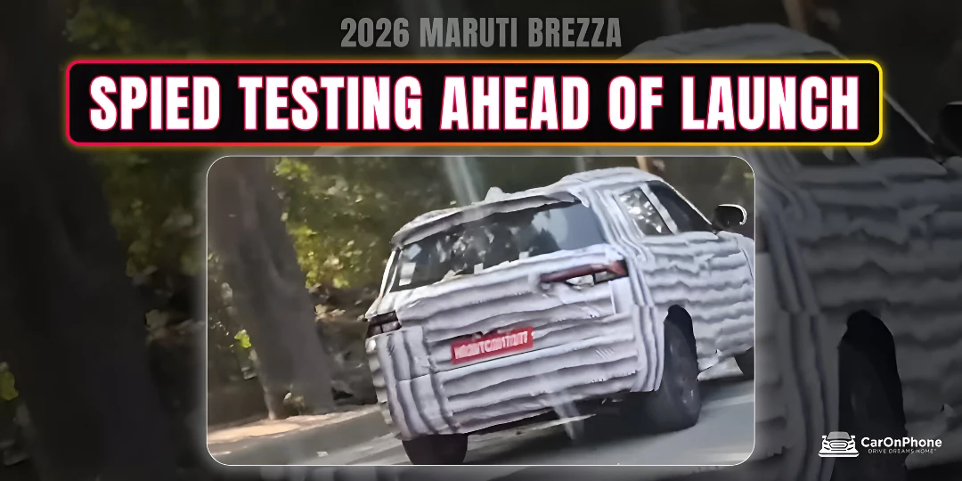 2026 Maruti Brezza Spied Testing Ahead of Launch Cover