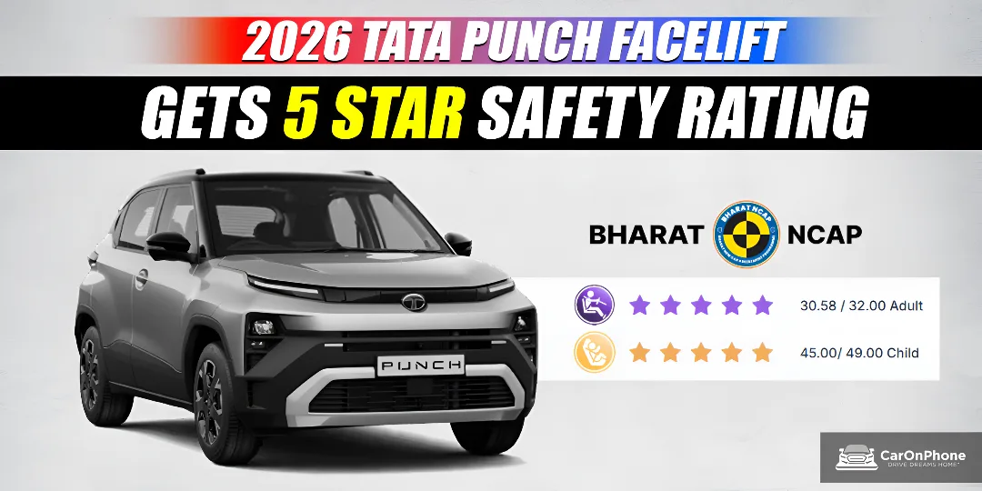 2026 Tata Punch Facelift Achieves 5-Star Safety Rating In BNCAP: Check Details