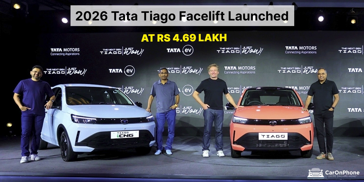 2026 Tata Tiago Facelift Launched At Rs 4.69 Lakh_ Gets 6 Airbags, 360-Degree Camera, And Paddle Shifters!