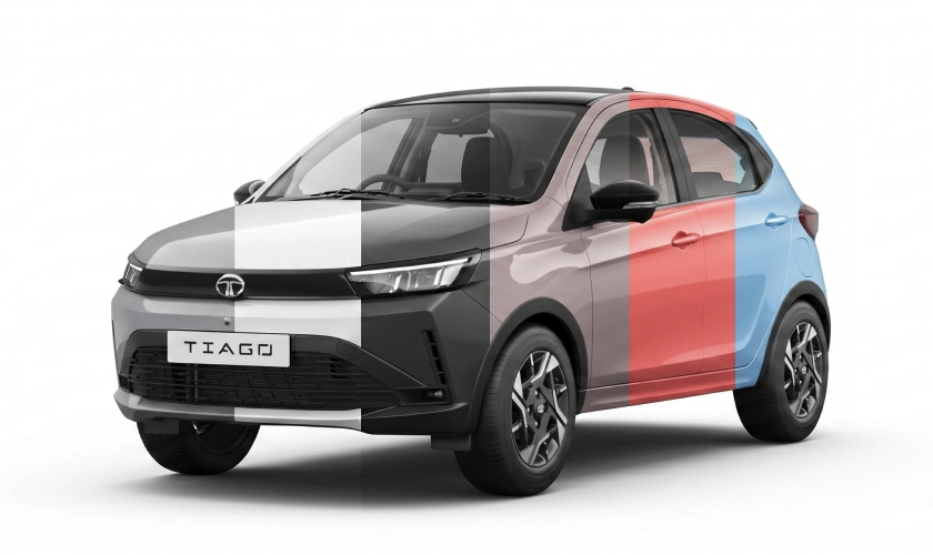 2026 Tata Tiago Variant-Wise Color Options Listed