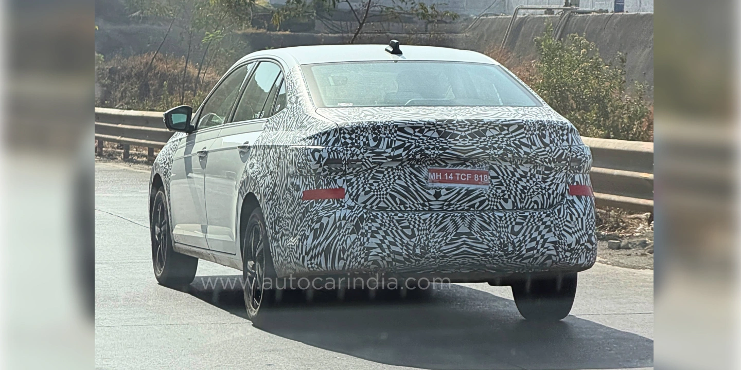 2026 VW Virtus Facelift Spied: Launch Date, New Features, and 8-Speed Gearbox 3 2026 VW Virtus Facelift Spied_ Launch Date, New Features, and 8-Speed Gearbox