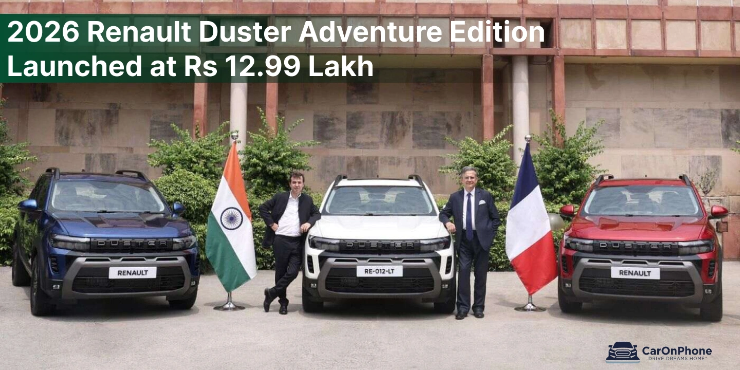2026 Renault Duster Adventure Edition Launched at Rs 12.99 Lakh: Price, Specs, and Features Explained 1 2026 Renault Duster Adventure Edition Launched at Rs 12.99 Lakh_ Price, Specs, and Features Explained