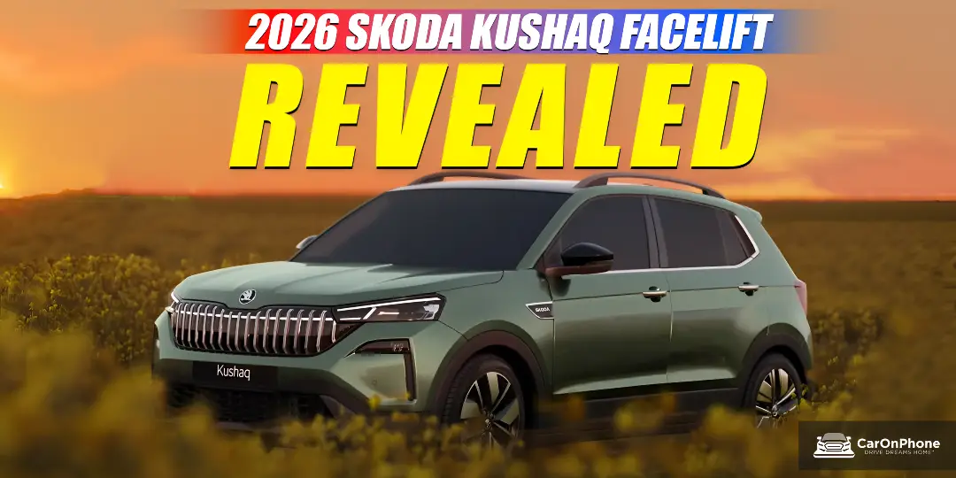 2026 Skoda Kushaq Facelift Revealed: Panoramic Sunroof, AI Integration, Rear Massage Seats