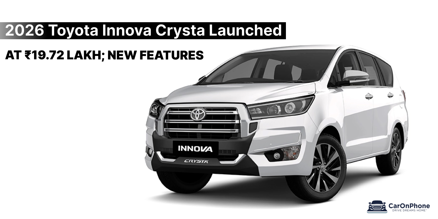 2026 Toyota Innova Crysta Launched Starting At rs19.72 Lakh; Gets New Features