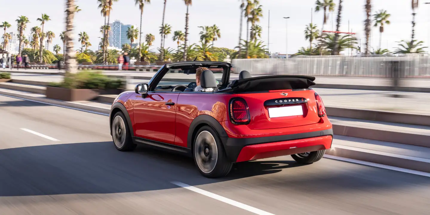 Mini Cooper S Convertible Rear View