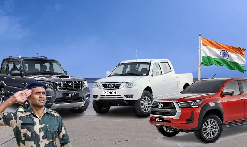 6 Cars Driving Indian Army in 2025