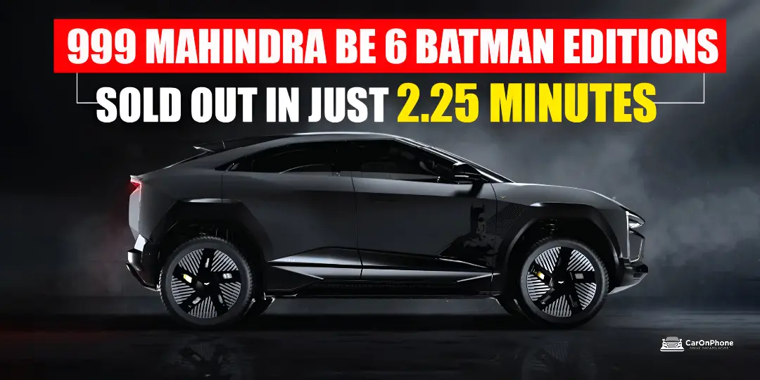 Mahindra BE 6 Batman Edition