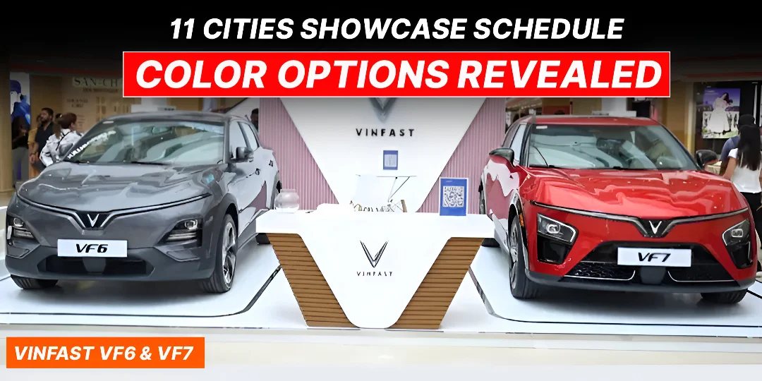 VinFast VF6 and VinFast VF7 to be Showcased Across 11 Cities in India – Color Options Revealed
