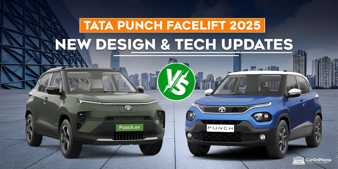 Tata Punch Facelift 2025 – EV vs ICE New Design & Tech Updates