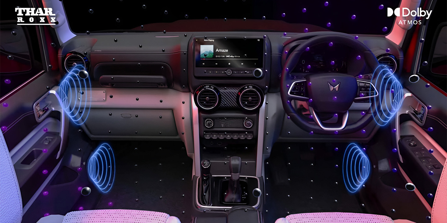 Mahindra Thar Roxx AX7L Variant now comes equipped with Dolby Atmos, becomes World's first-ever SUV to have this technology