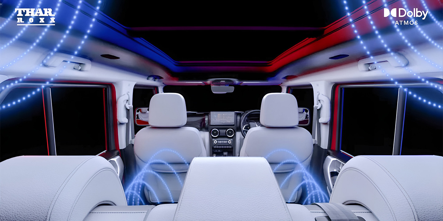 Mahindra Thar Roxx AX7L Variant now comes equipped with Dolby Atmos, becomes World's first-ever SUV to have this technology