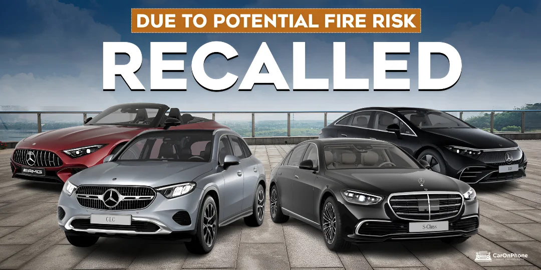 Mercedes-Benz India recalls GLC, S Class, SL 55 and EQS sedan Due to Potential Fire Risk