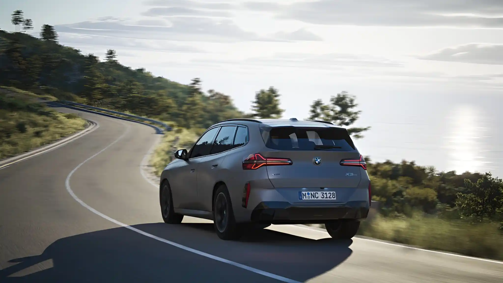 BMW X3 30 M Sport Pro Rear Left Quarter View