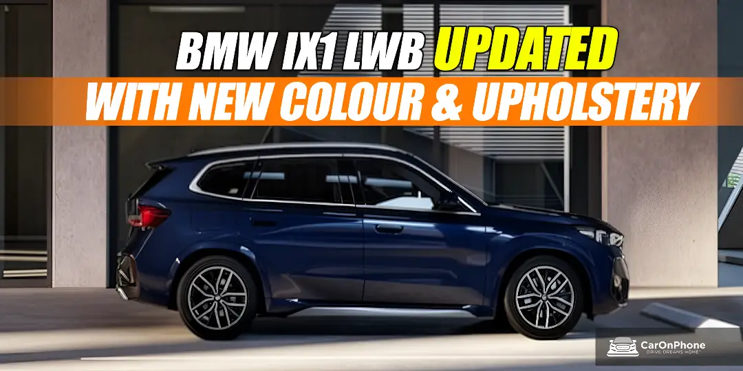 BMW iX1 LWB Updated With Night Dusk Blue Paint And Vegan leather Interior Cover