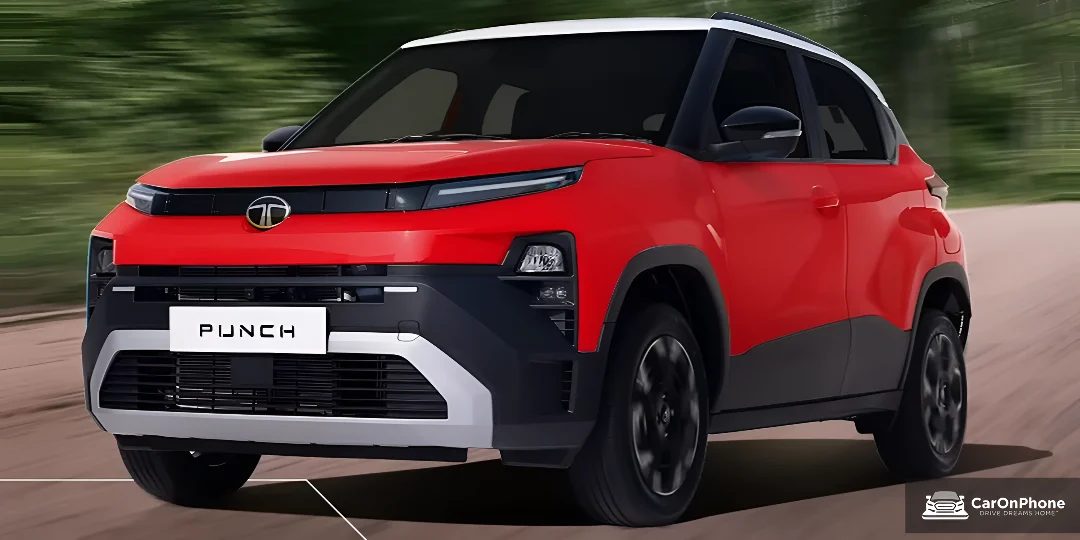 New Tata Punch Facelift 2026 Bengal Rouge (Red)