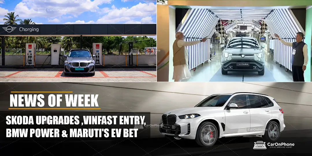 Auto News of the Week: Skoda Upgrades, Batman’s Dash, VinFast Entry, BMW Power & Maruti’s EV Bet