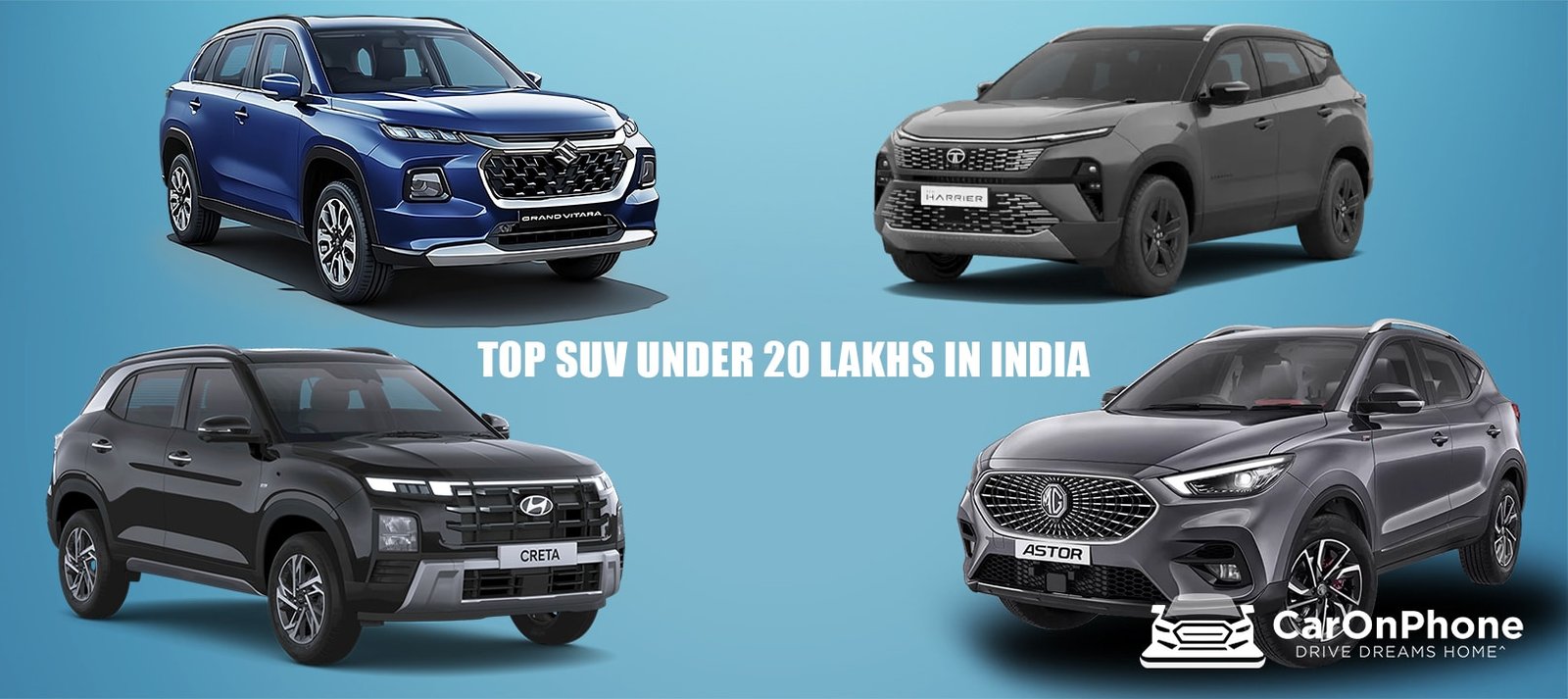 Top SUV under 20 lakhs in India