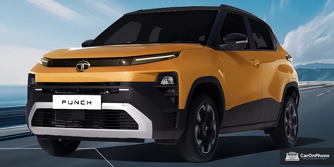 New Tata Punch Facelift 2026 Caramel