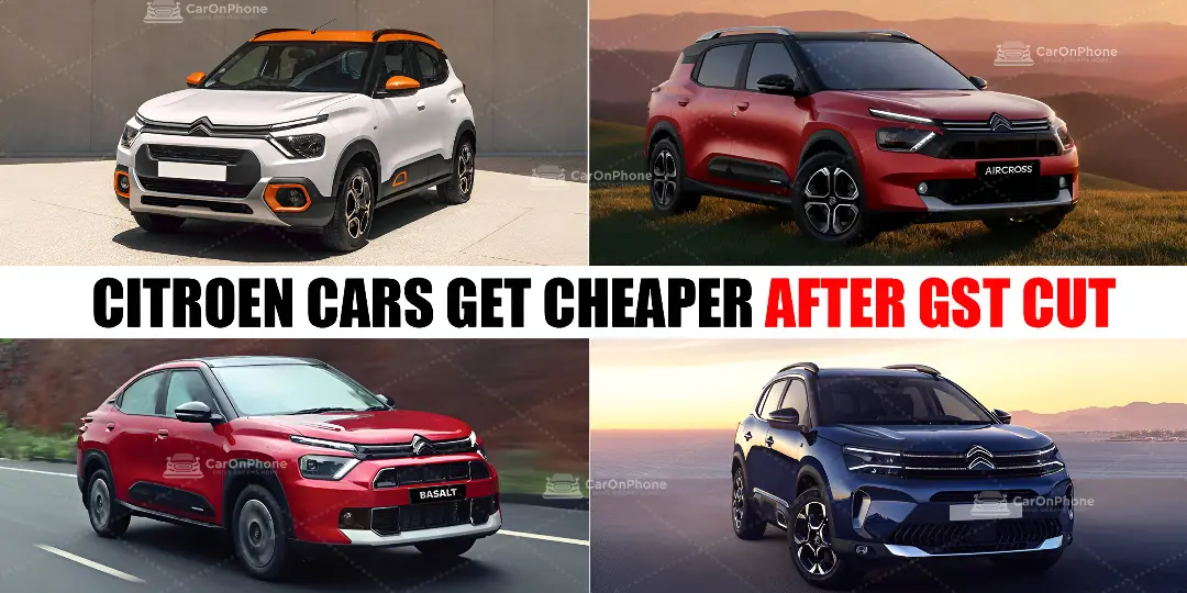 Citroen Cars New Prices After GST Cut cover
