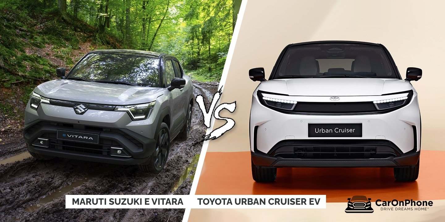 Maruti Suzuki e-Vitara vs Toyota Urban Cruiser EV