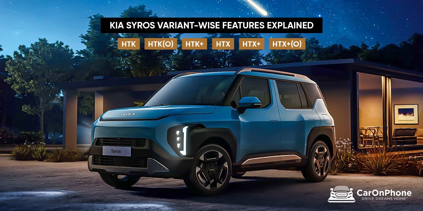 Kia Syros variant-wise features explained