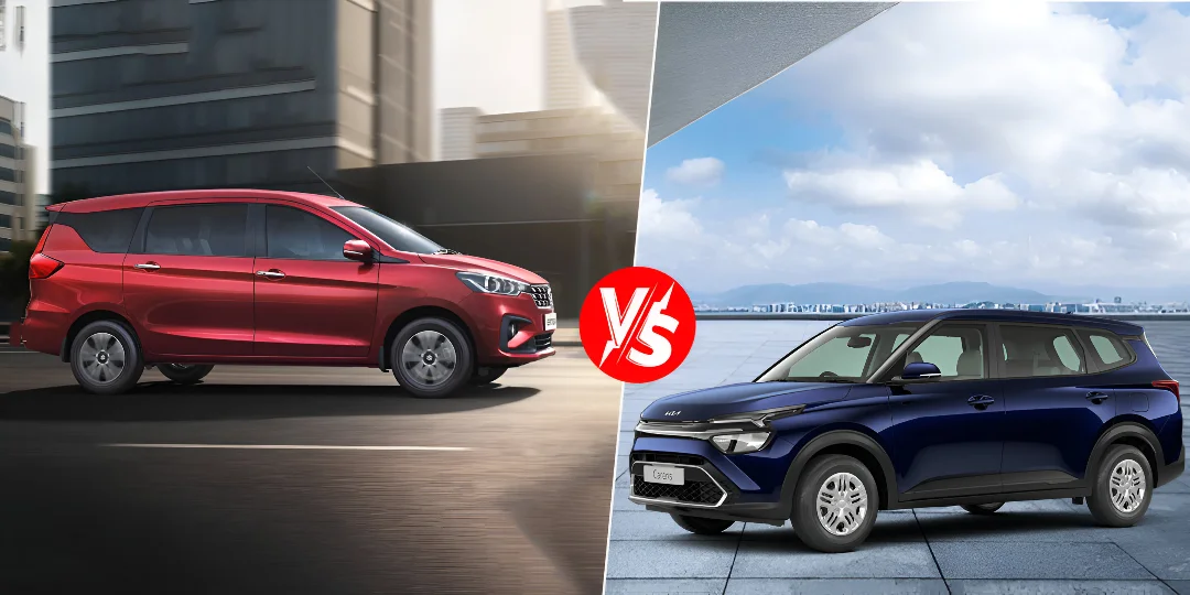 Maruti Ertiga vs Kia Carens Exterior Comparison 