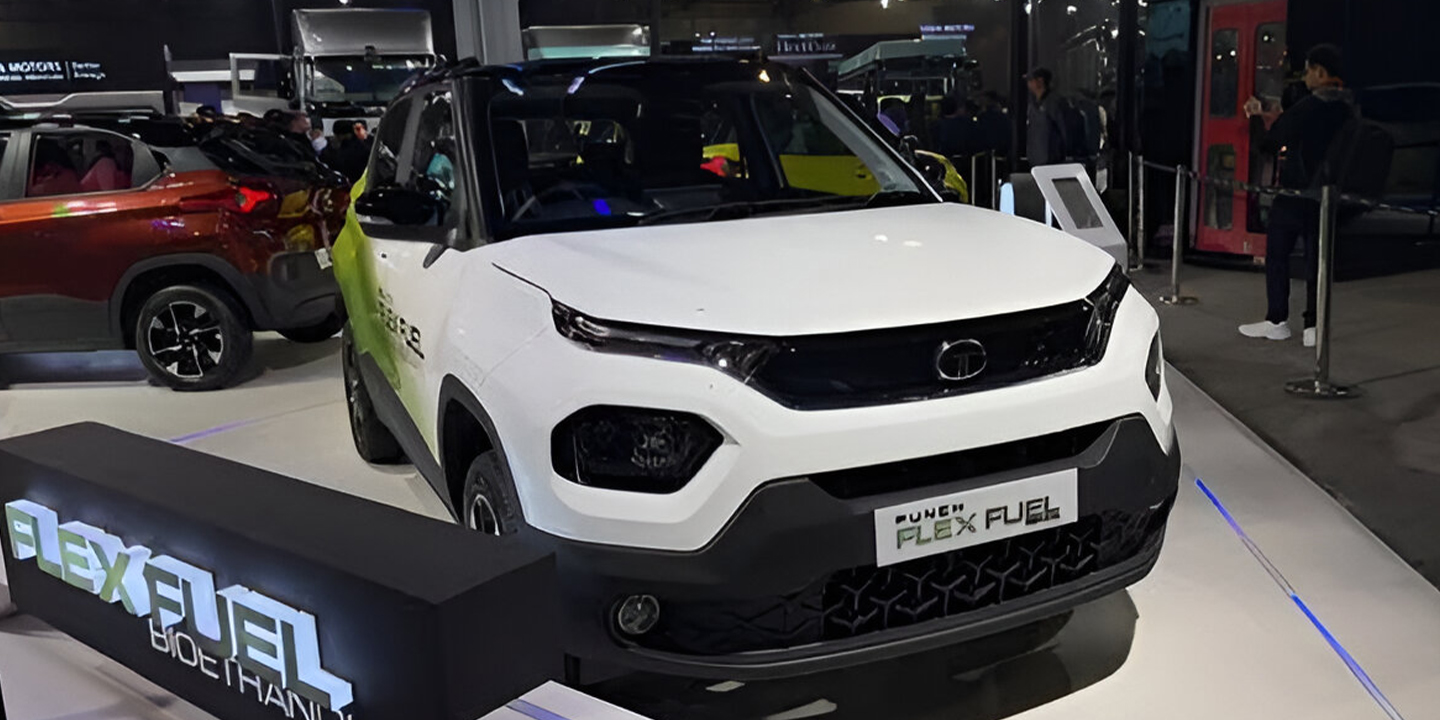 Flex fuel cars revealed at the bharat mobility expo